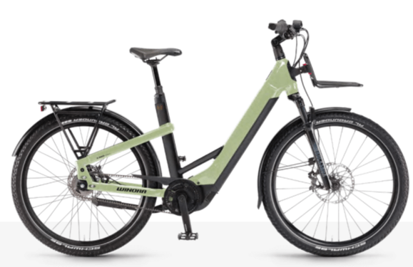 Winora Yakun R5 750Wh US60 '24 zöld elektromos kerékpár
