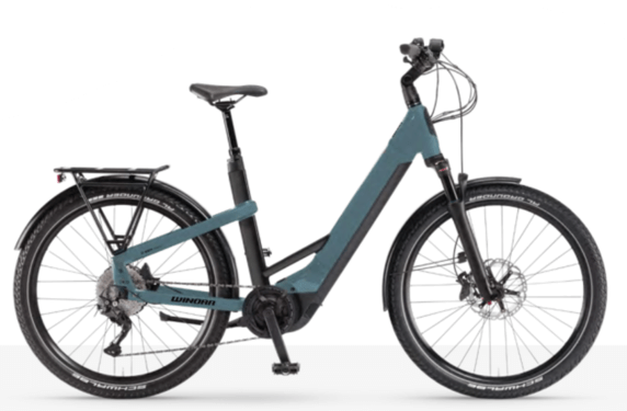 Winora Yakun X10 750Wh US60 '24 kék elektromos kerékpár