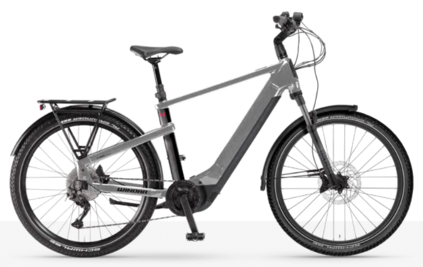 Winora Yakun X12 750Wh HE60 '24 ezüst elektromos kerékpár