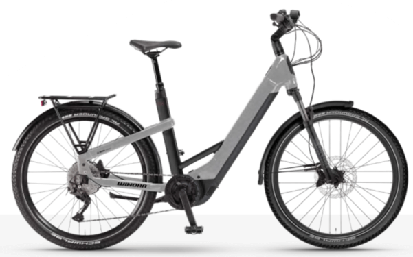 Winora Yakun X12 750Wh US50 '24 ezüst elektromos kerékpár
