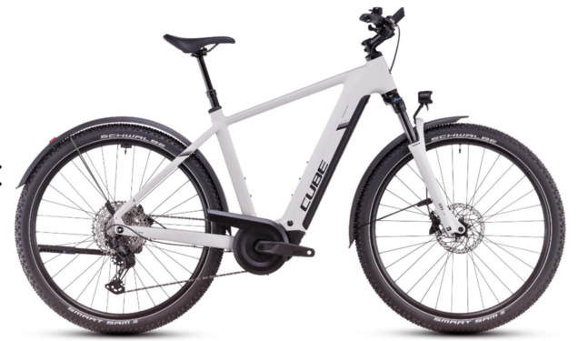 CUBE Nuride Hybrid EXC 800 Allroad HE58cm fehér elektromos kerékpár