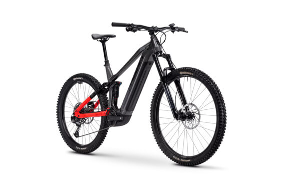 Haibike ALLMTN 4 i800Wh 41cm '25 ezüst-piros-fekete elektromos kerékpár