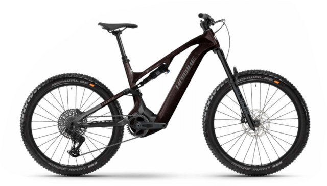 Haibike ALLMTN CF9 800Wh 40cm '25 fekete elektromos kerékpár