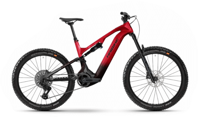 Haibike ALLMTN CF9 800Wh 43cm '25 piros elektromos kerékpár
