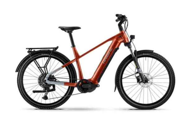 Haibike TREKKING 4 HIGH i720Wh HE60cm '25 narancs-ezüst elektromos kerékpár