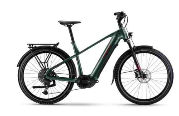 Haibike TREKKING 5 HIGH i720Wh HE40cm '25 olíva-piros elektromos kerékpár