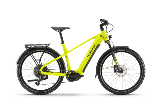Haibike TREKKING 5 HIGH i720Wh HE50cm '25 lime-fekete elektromos kerékpár