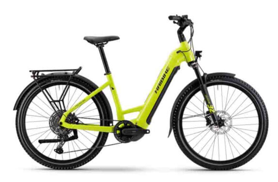 Haibike TREKKING 5 LOW i720Wh US38cm '25 lime-fekete elektromos kerékpár