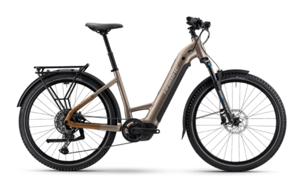 Haibike TREKKING 6.5 LOW i600Wh US38cm '25 barna elektromos kerékpár