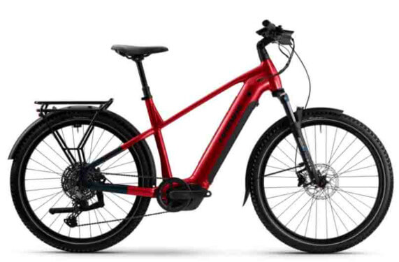 Haibike TREKKING 7 HIGH i800Wh HE50cm '25 piros-kék elektromos kerékpár