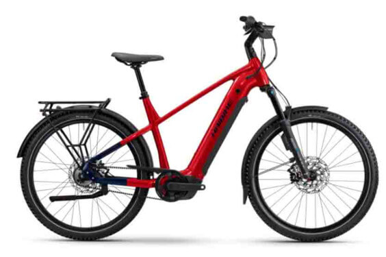 Haibike TREKKING 9 HIGH ABS i800Wh HE50cm '25 piros-kék elektromos kerékpár