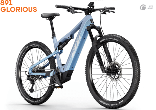 KTM MACINA LYCAN 891 GLORIOUS 43cm '25 kék elektromos kerékpár