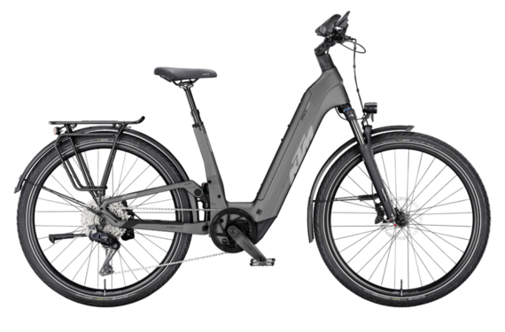 KTM MACINA STYLE FS PRIME US46cm '25 szürke elektromos kerékpár