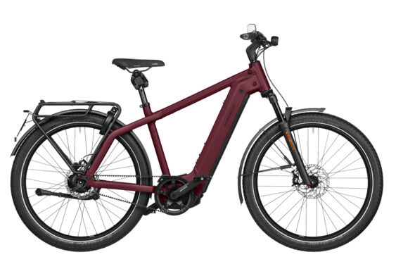 RM Charger4 GT rohloff 53 cm '25 piros elektromos kerékpár (750Wh, Intuvia 100, GX, első csomagtartó, zár táskával)