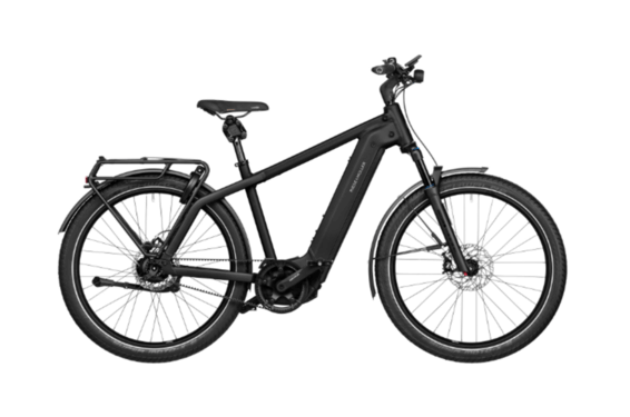 RM Charger4 GT rohloff HS HE53 cm '25 fekete elektromos kerékpár (ABS 2.0, 750Wh, Range extender 250, Cockpit, Kiox 300, GX, első csomagtartó, zár táskával)