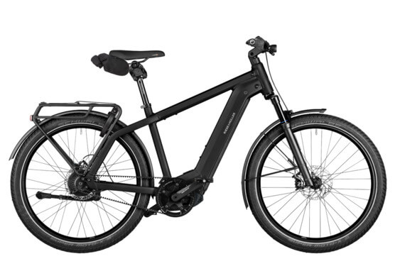 RM Charger4 GT vario SELECT 53 cm '25 fekete elektromos kerékpár (750Wh, Cockpit, Kiox 300, zár táskával)