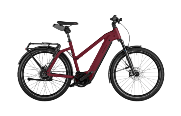 RM Charger4 Mixte GT vario SELECT 49 cm '25 piros elektromos kerékpár (750Wh, Cockpit, Kiox 300, zár táskával)