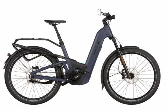 RM Homage5 GT Pinion HS US47 cm '25 kék színű elektromos kerékpár (800Wh, csomagtartó, Cockpit + comfort display, csomagtartó, zár táskával, RX chip