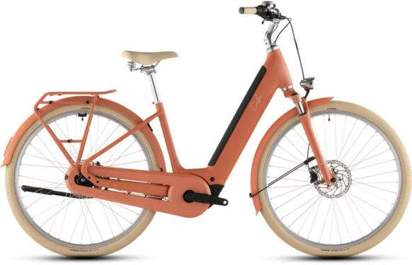 CUBE Aruba Hybrid 600 US46cm '26 narancs elektromos kerékpár