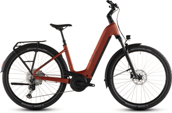 CUBE Nuride Hybrid Performance 800 US46cm '26 piros elektromos kerékpár