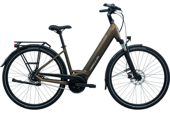 HERCULES LYON I-F8 US45cm '26 aranybarna elektromos kerékpár