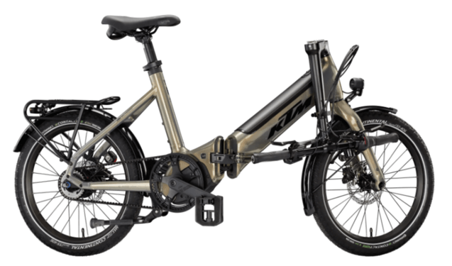 KTM MACINA FOLD 40cm '26 olíva elektromos kerékpár