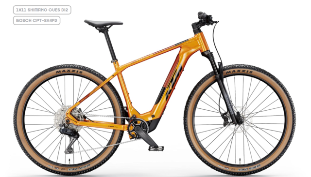 KTM MACINA RACE SX 10 Di2 48cm '26 narancs elektromos kerékpár