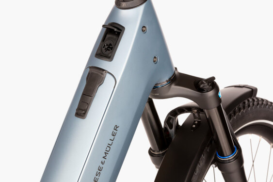 RM Nevo5 GT automatic US50 cm '26 kék elektromos kerékpár (800Wh, Kiox500, Zár táskával)