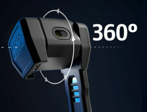 ABUS hajtogatható lakat BORDO 6200K/120, XPlus zárszerkezettel, SH tartóval, fekete