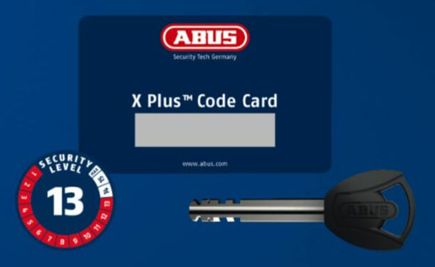 ABUS hajtogatható lakat BORDO 6200K/120, XPlus zárszerkezettel, SH tartóval, fekete