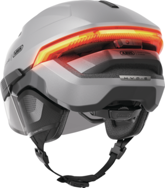 ABUS kerékpáros városi sisak HYP-E BL.ACE, In-Mold, ezüst M (54-58 cm)