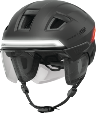 ABUS kerékpáros városi sisak HYP-E BL.ACE, In-Mold, titan M (54-58 cm)
