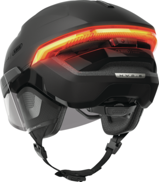 ABUS kerékpáros városi sisak HYP-E BL.ACE, In-Mold, titan M (54-58 cm)