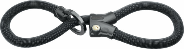 ABUS láncos lakat Infinity Loop 1806/110, fekete