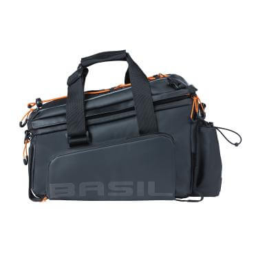 Basil táska csomagtartóra Miles Tarpaulin Trunkbag XL Pro fekete/narancs