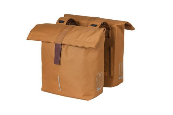 Basil dupla táska City Double Bag, 28-32 literes,camel barna