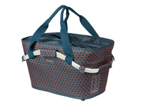 Basil hátsó kosár Flair Carry All Rear Basket, MIK 2.0 adapterrel (TBA 70173), kék