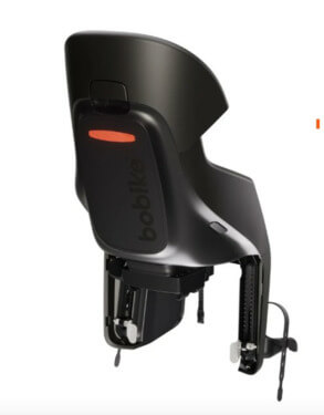 Bobike hátsó gyerekülés EXCLUSIVE Evolve maxi, csomagtartóra szerelheto, döntheto, magasságban állítható fejtámasszal,rugós csillapítással, fekete