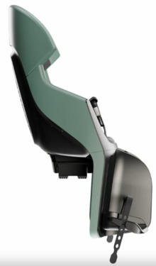 Bobike hátsó gyerekülés EXCLUSIVE Evolve maxi, vázra szerelheto, döntheto, magasságban állítható extra fejtámasszal és rugós csillapítással, borsmenta