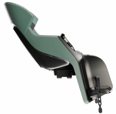 Bobike hátsó gyerekülés EXCLUSIVE Evolve maxi, vázra szerelheto, döntheto, magasságban állítható extra fejtámasszal és rugós csillapítással, borsmenta