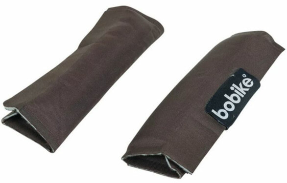 Bobike váll párnák Exclusive Mini és Maxi első és hátsó gyerekülésekhez, fekete/városi szürke