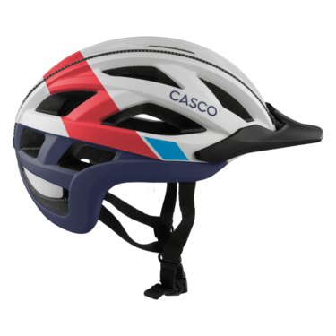 Casco CUDA fehér/piros/kék L (59-62cm) sisak