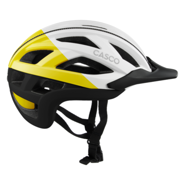 Casco CUDA fehér/sárga/fekete S (52-56cm) sisak