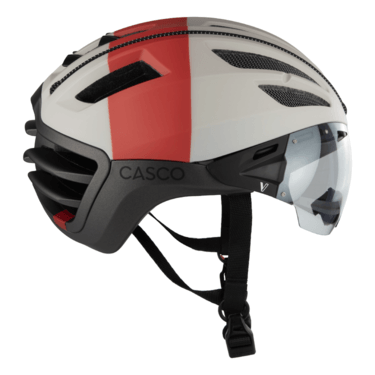 Casco SPEEDAIRO  fehér/szürke/piros S (52-56cm) sisak