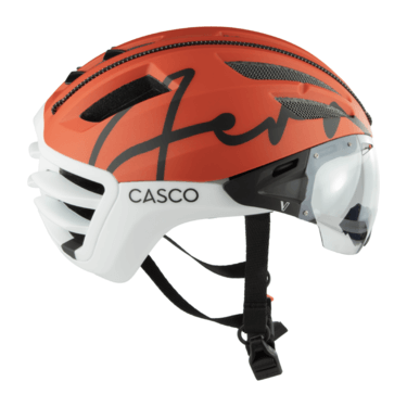 Casco SPEEDAIRO  narancs/fehér/fekete M (54-59cm) sisak