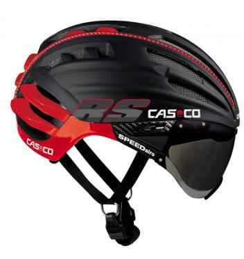 Casco Speedairo RS fekete-vörös L (59-63 cm) sisak vautron lencsével