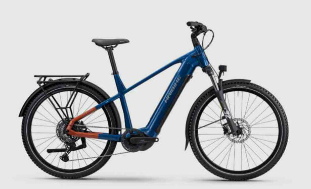 Haibike TREKKING 4 HIGH i720Wh HE50cm '25 kék-narancs elektromos kerékpár