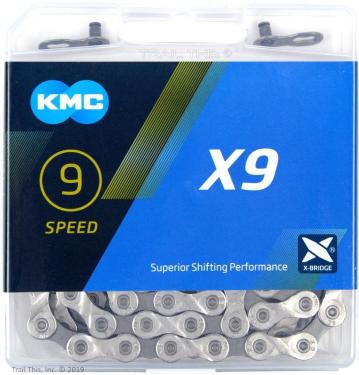 KMC lánc X9 9 sebességes 114 szemes