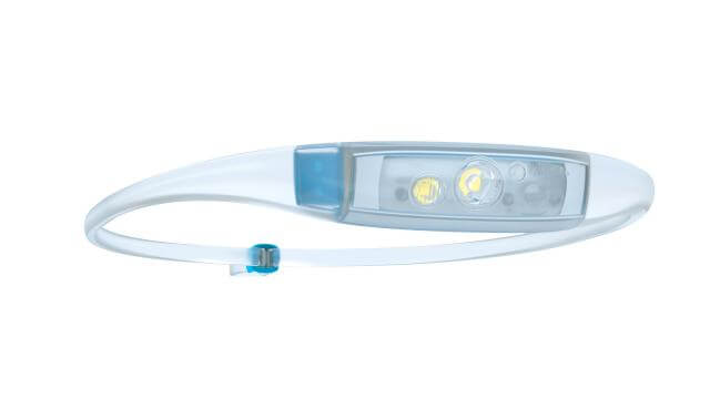 Knog lámpa fejre Quokka Run USB-ről tölthető, kék
