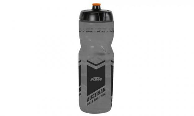 KTM kulacs Comp 800ml (szürke áttetsző-fekete felirattal)